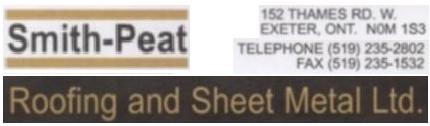 SMITH PEAT ROOFING AND SHEET METAL