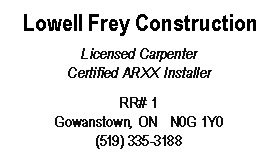 Lowell Frey Construction