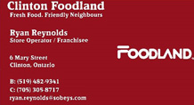 Ryan Reynolds - Clinton Foodland