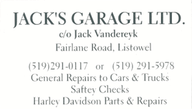 Jack's Garage