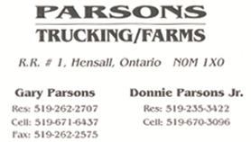 Parson's Trucking