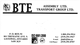 BTE Assembly Ltd.