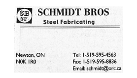 Schmidt Bros Steel Fabricating