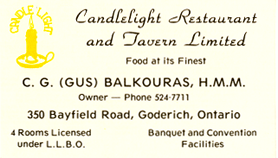 Candlelight Restaurant & Tavern Ltd.