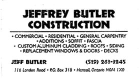 Jeffrey Butler Construction