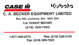 C.A. Becker Equipment Ltd.