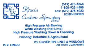 Kirwin Custom Spraying