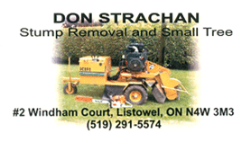 Don Strachan Stump Removal and Small Tree