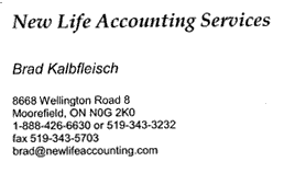 New Life Accounting Services