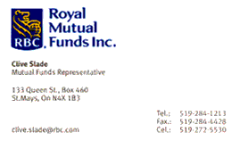 Royal Mutual Funds Inc. (Clive Slade)