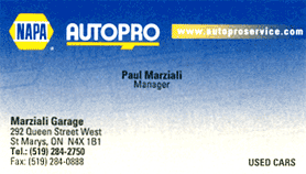 Napa Autopro (Marziali Garage)