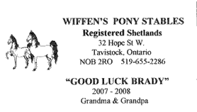 Wiffen's Pony Stables