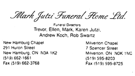 Mark Jutzi Funeral Home Ltd.