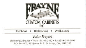 Frayne Custom Cabinets Inc.