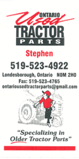 Ontario Used Tractor Parts