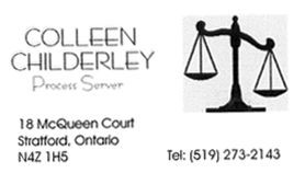 Colleen Childerley Process Server
