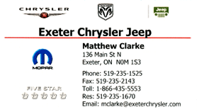 Exeter Chrysler (Matthew Clarke)