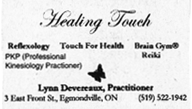 Healing Touch (Lynn Devereaux)