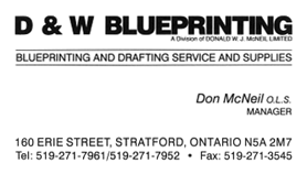 D & W Blueprinting