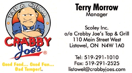 Crabby Joe's Listowel - Terry Morrow