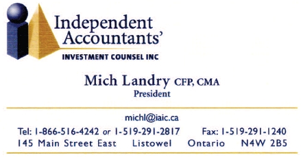 Independent Accountants' Investment Counsel - Mich Landry