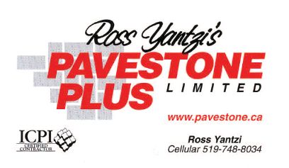 Ross Yantzi's Pavestone Plus Limited