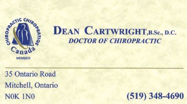 Dean Cartwright, B.Sc., D.C.  - Doctor of Chiropractic