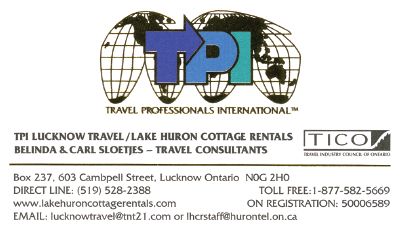 TPI Lucknow Travel/Lake Huron Cottage Rentals