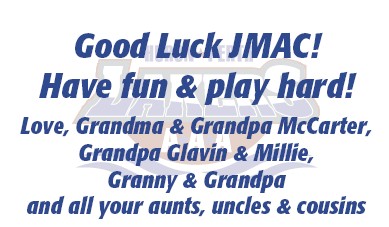Grandma & Grandpa McCarter, Grandpa Glavin & Millie, Granny & Grandpa, aunts, uncles and cousins