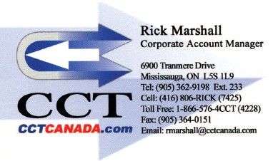 CCT - Rick Marshall - Corporate Account Manager