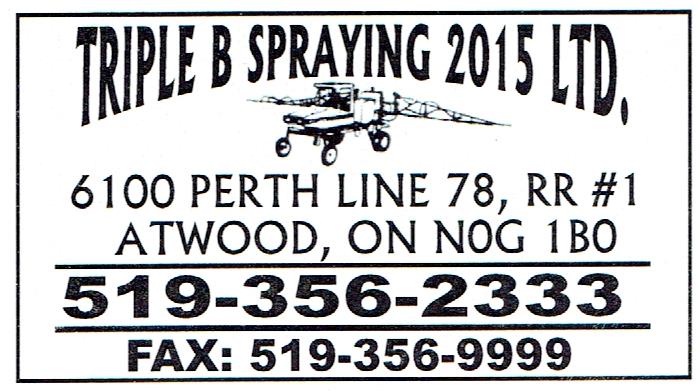 Triple B Spraying 2015 LTD