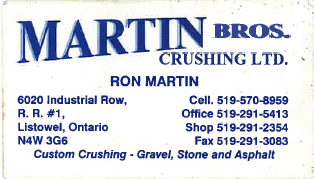 Martin BROS. Crushing LTD
