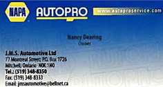 Nancy Dearing - NAPA Autopro