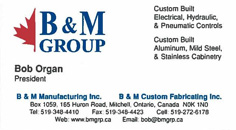 Bob Organ - M & M Group