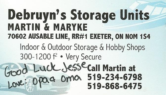 Debruyn's Storage Units
