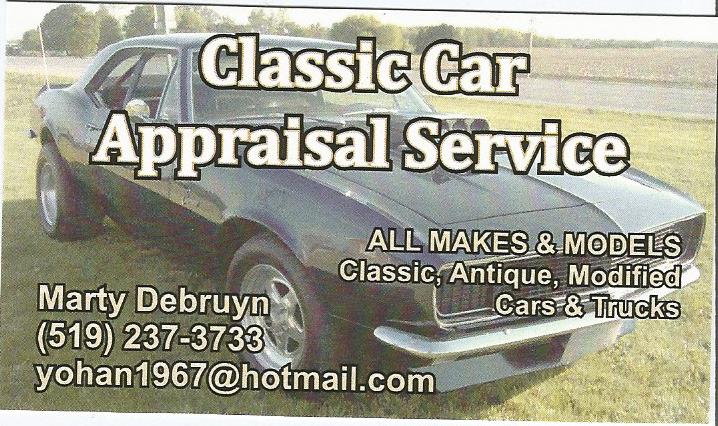 Classic Car Appraisal Services Marty Debruyn