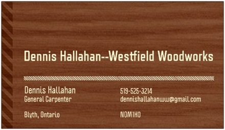Dennis Hallahan-Westfield Woodworks