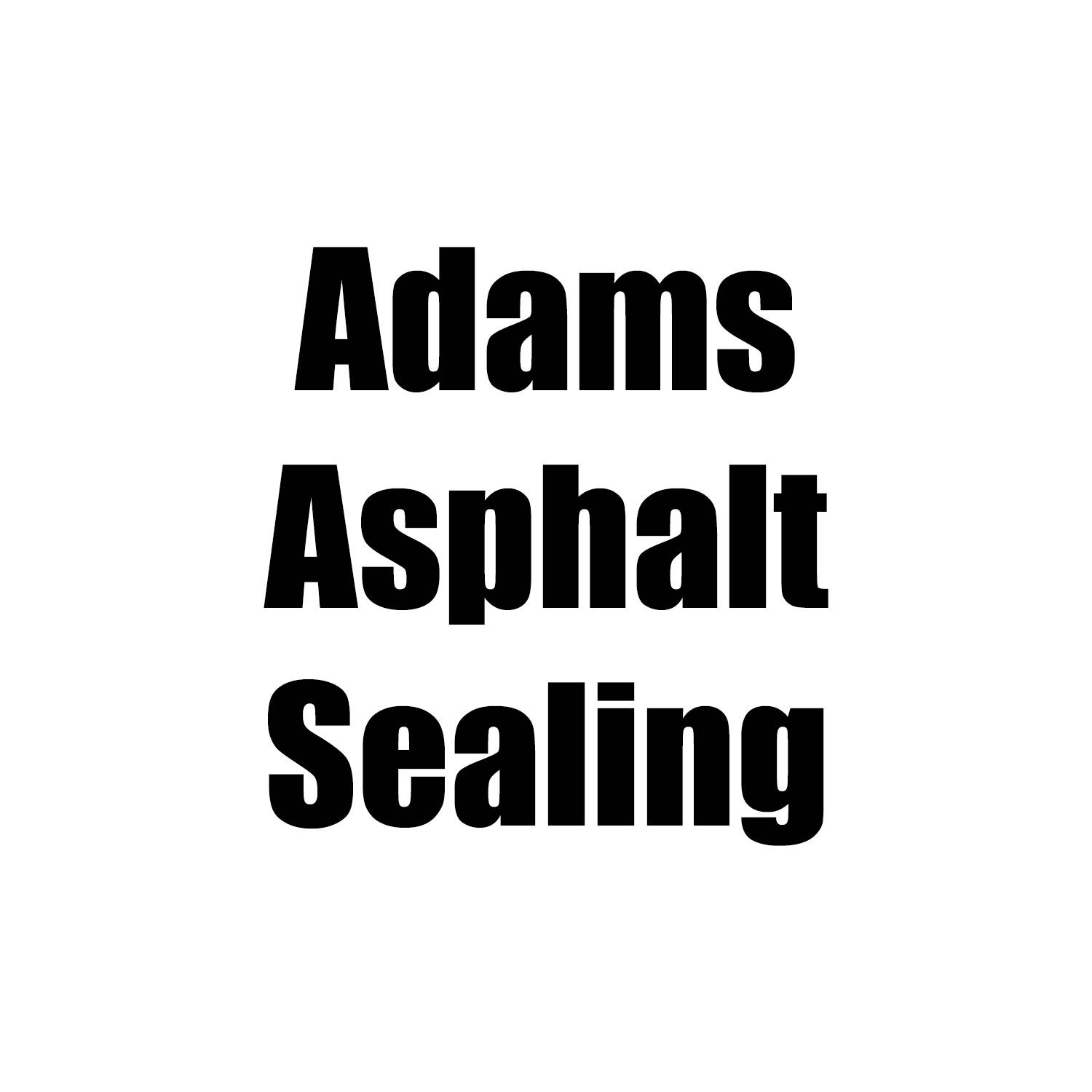 Adams Asphalt Sealing