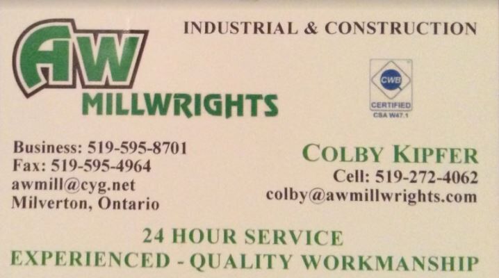 Aw Millwrights Colby Kipfer