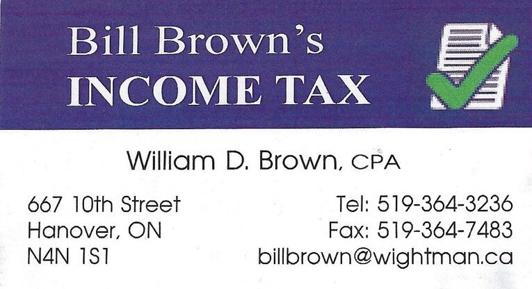 Bill Brown Income Tax